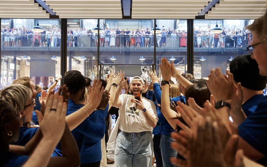Apple Battersea opens in London’s Battersea Power Station