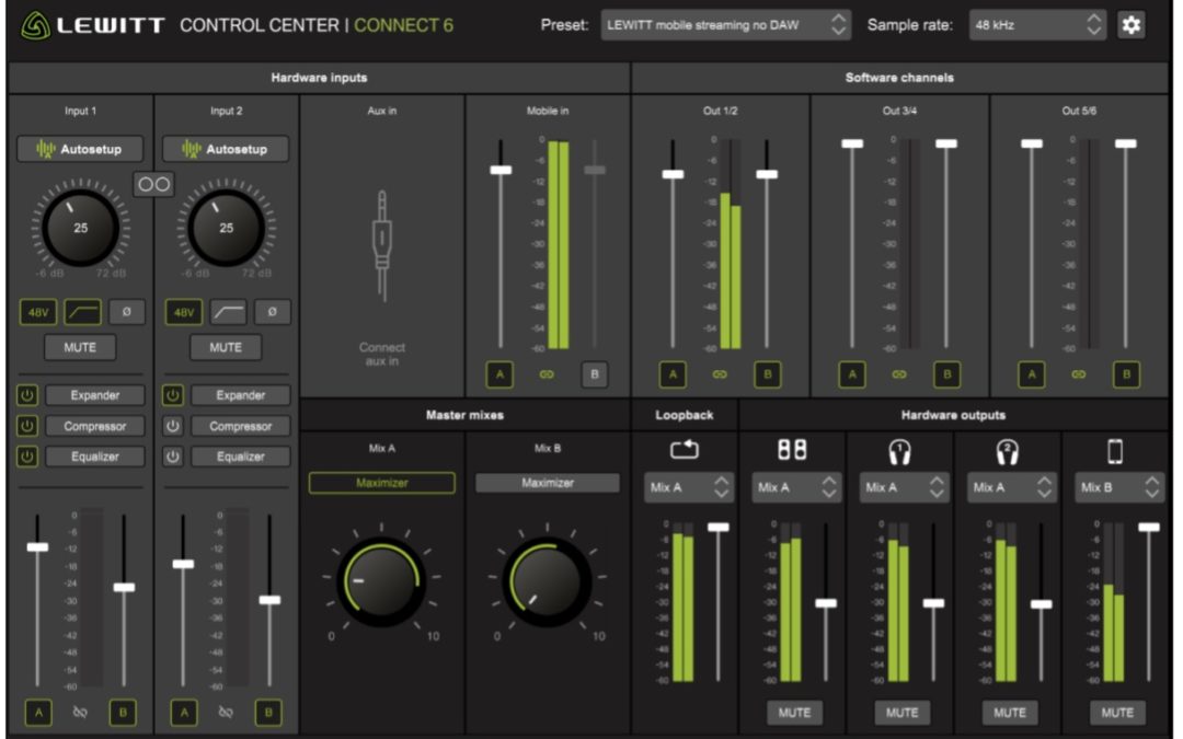 LEWITT releases new CONNECT 6 software updates