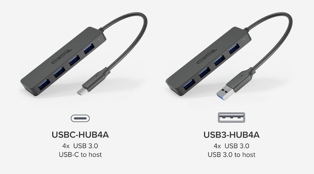 Plugable Launches Two New  Portable USB Hubs