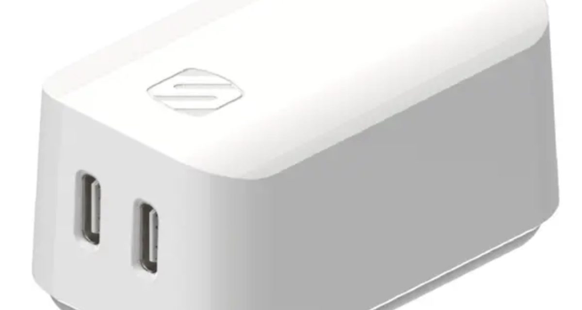 Scosche announces Availability of its 35W Dual-Port wall charger