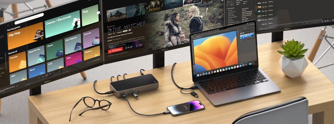 Satechi Launches Triple 4K Display Docking Station for Mac, Windows users
