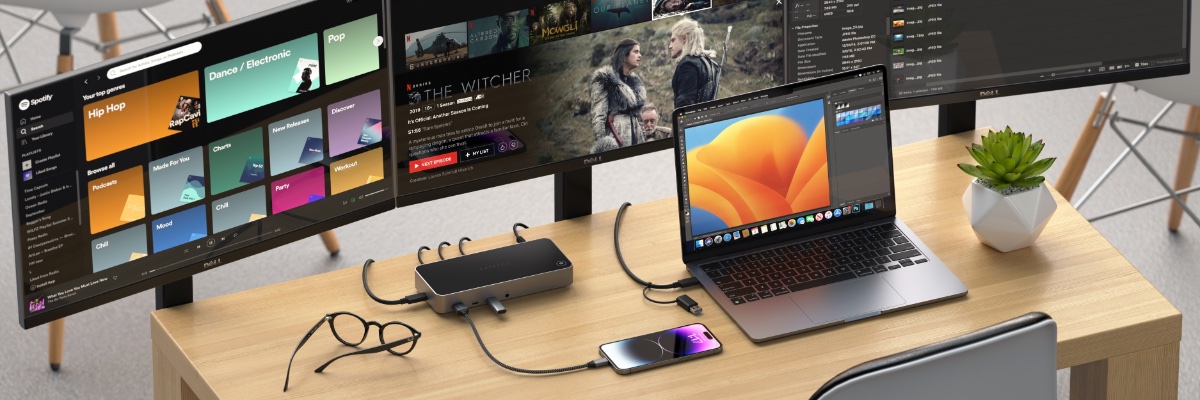 Satechi Launches Triple 4K Display Docking Station for Mac, Windows users