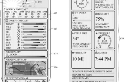 Apple patent filing involves ‘User Interfaces for Managing Weather Information’