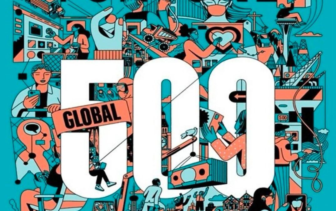 Apple is in eighth place on the FORTUNE Global 500 list