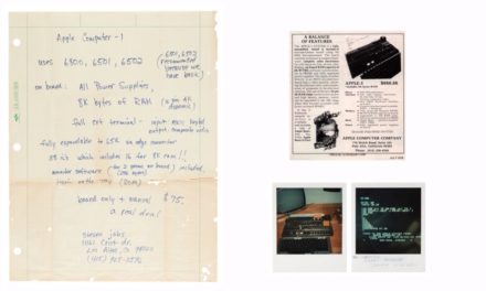 Steve Jobs’ handwritten Apple-1 Ad Copy Fetches $175,759 at auction