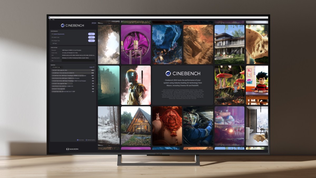 Maxon releases Cinebench 2024, the latest version of its benchmarking software - Vimarsana News