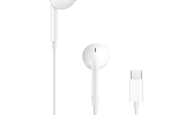 Apple offers wired EarPods headphones with a USB-connector