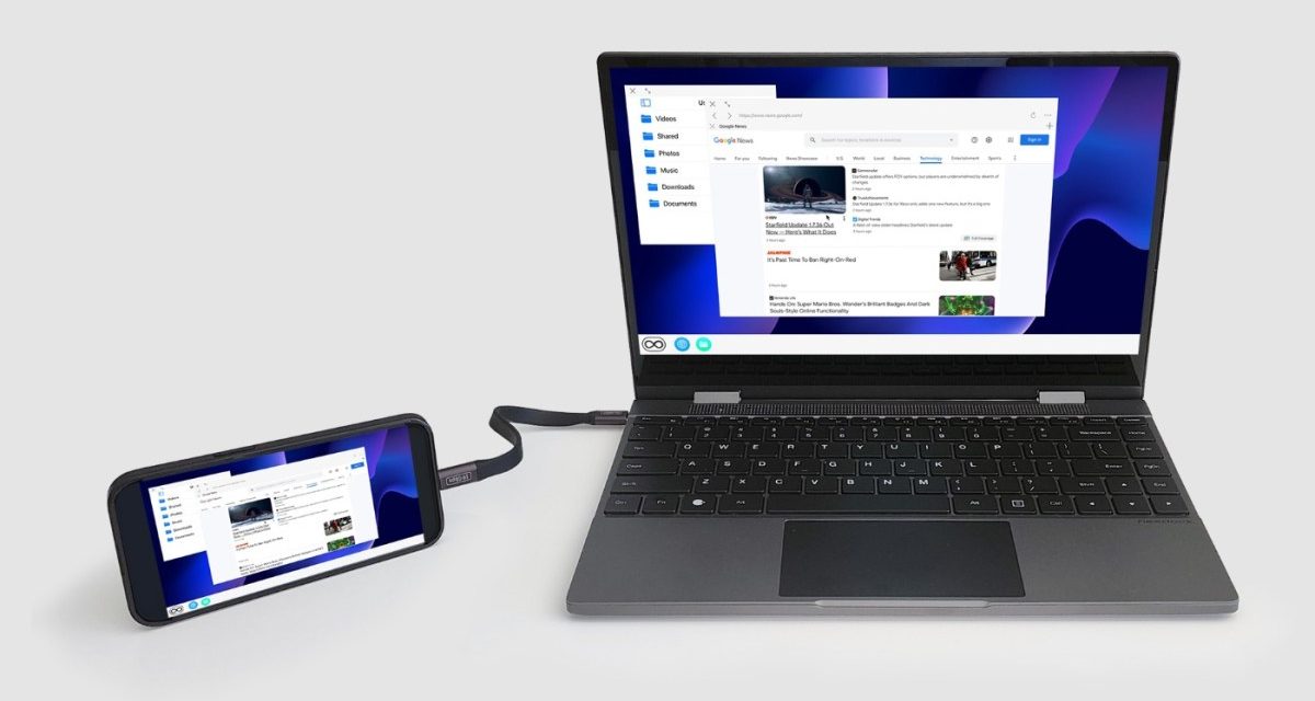 NexDock, infiniteX2P app collaboration promises to turn your iPhone 15 into a laptop