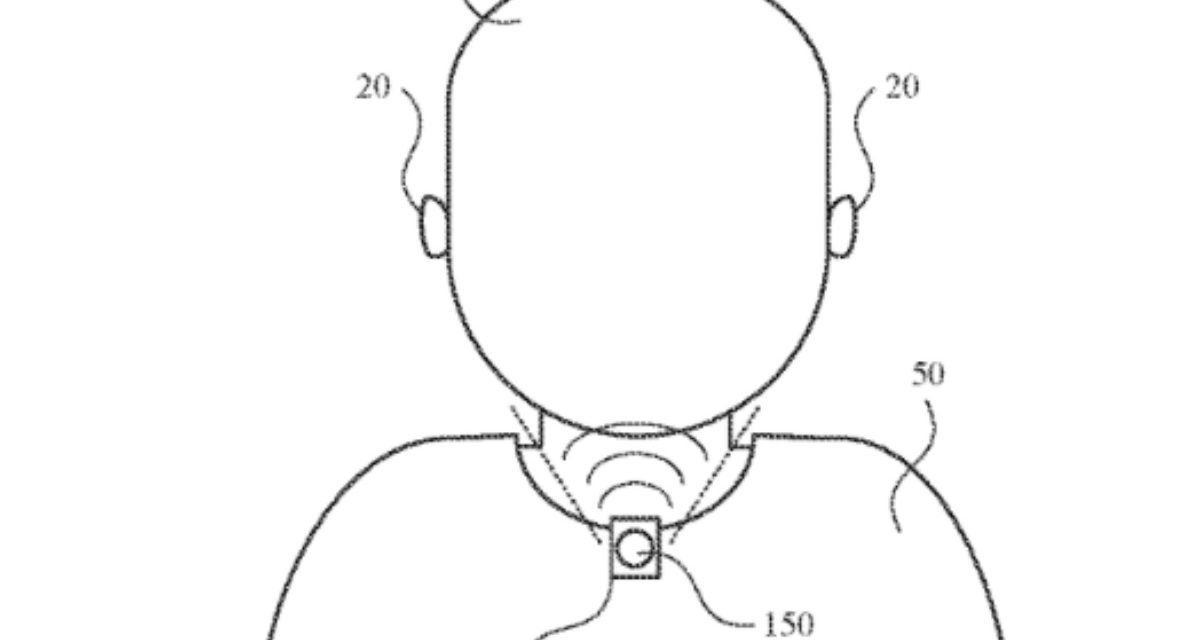 Apple patent filing involves a wearable speaker with directional audio