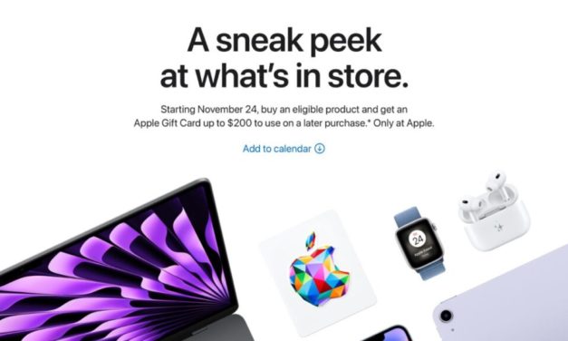 Apple announces its ‘Apple Store Shopping Event’ and holiday gift ordering deadline