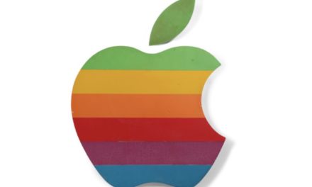 Apple rainbow logo sign from its Cupertino headquarters fails to sell at auction