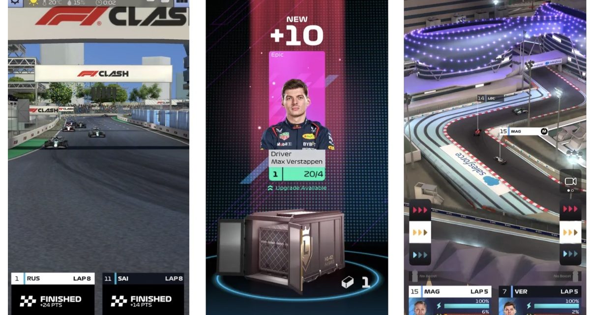 New drivers get behind the wheel in the F1 Clash racing game