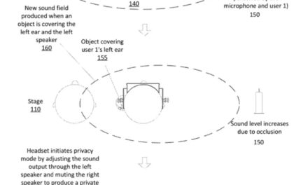 Apple granted patent for ‘privacy with extra-aural speakers’