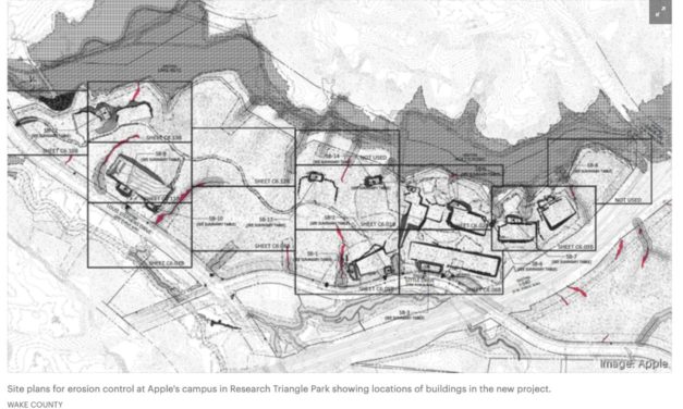 Apple still hasn’t broken ground on its US$1 billion North Carolina campus