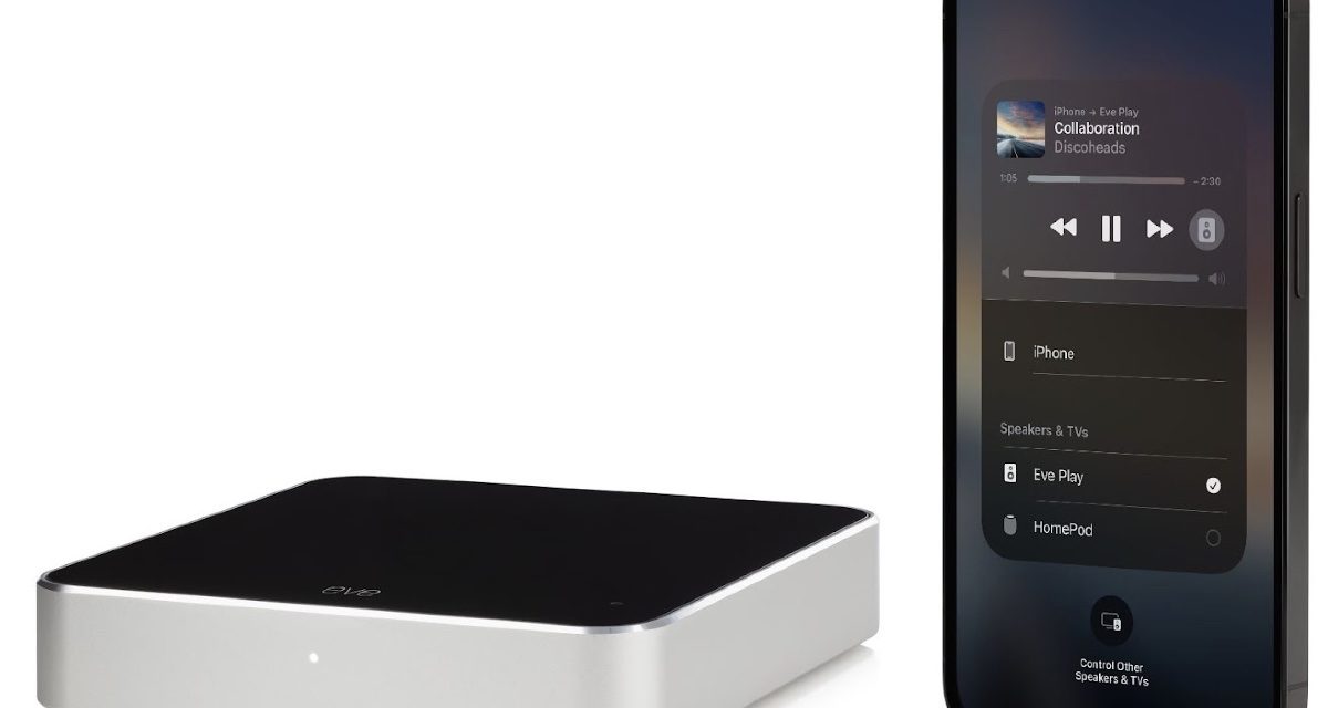 Eve’s first smart audio streaming interface with AirPlay now available 