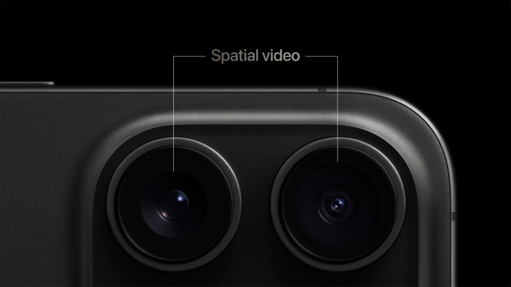 Apple introduces spatial video capture on the iPhone 15, iPhone 15 Pro Max