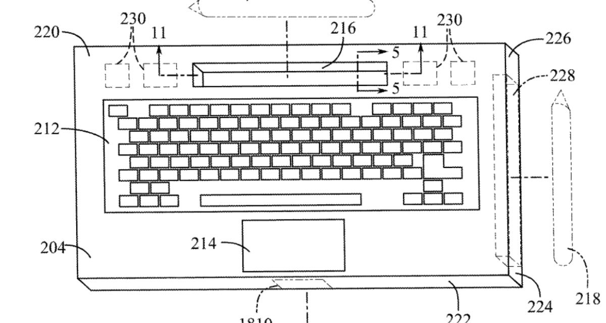 A new Apple patent hints at a future Mac laptop with Apple Pencil support