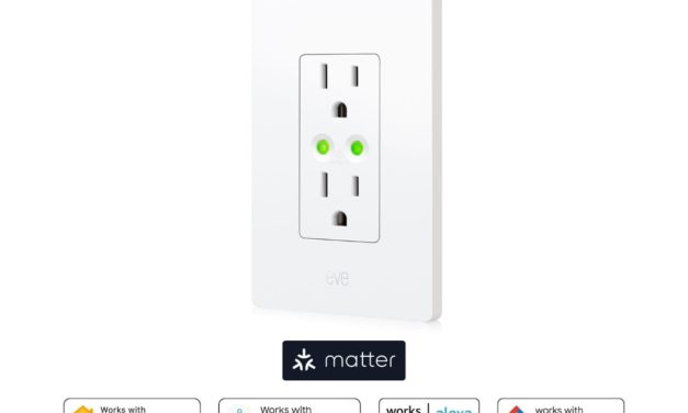 Eve Energy Outlet, a Matt-enabled wall-in outlet, now available