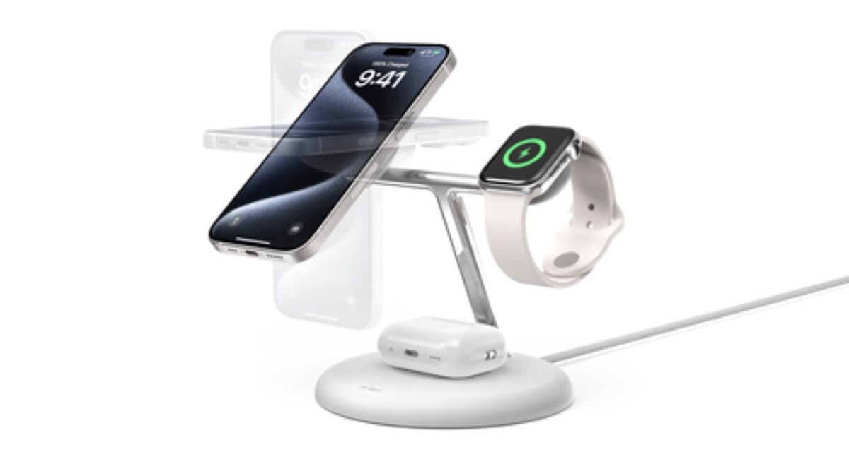 Belkin BoostCharge Pro Magnetic 3-in-1 Stand with Qi2 Now Available