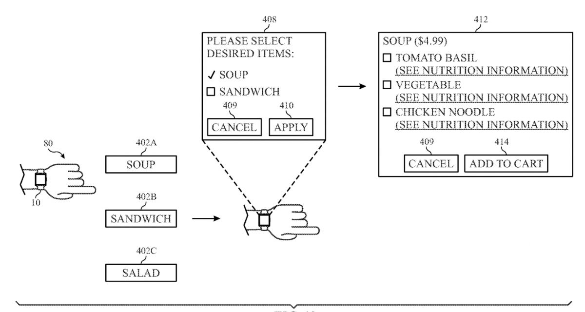 Apple patent involves ‘smart shopping’ by using gestures to add items to a shopping list