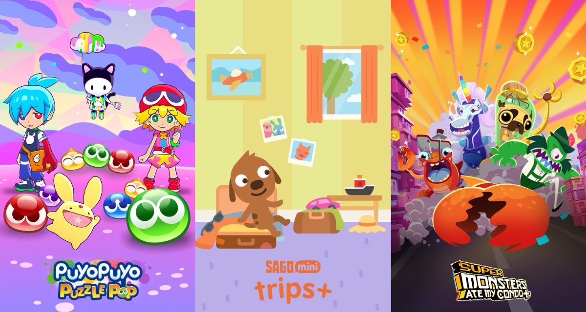 Sago Mini Trips+, Puyo Puyo Puzzle Pop, Super Monster Ate My Condo+ now available on Apple Arcade