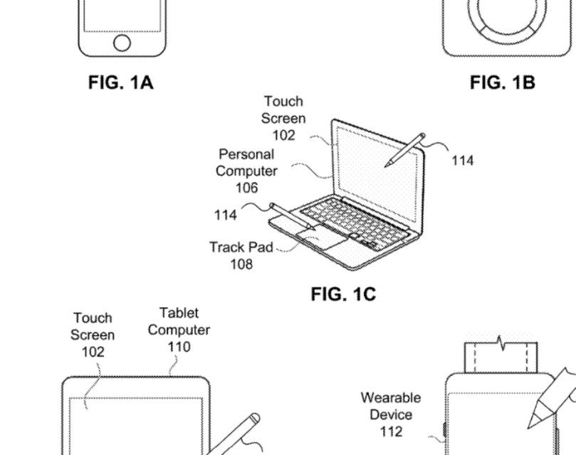 Future Apple Pencil could work with/draw power from, an iPhone, Apple Watch, Mac, as well as an iPad