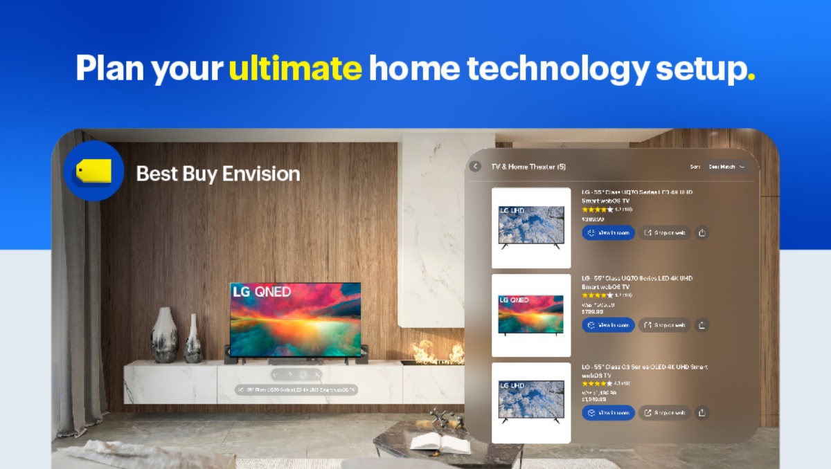 Best Buy launches new AR tech exploration app for Apple Vision Pro