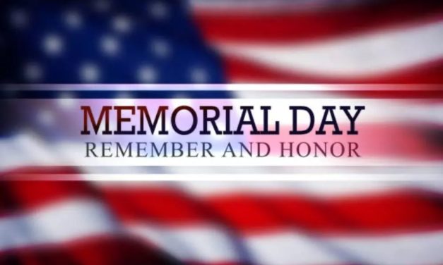 Have a blessed Memorial Day weekend