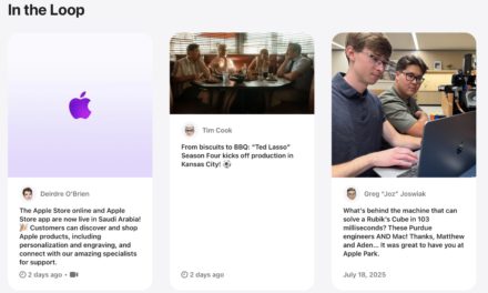 Apple adds an ‘In The Loop’ section to its Newsroom site