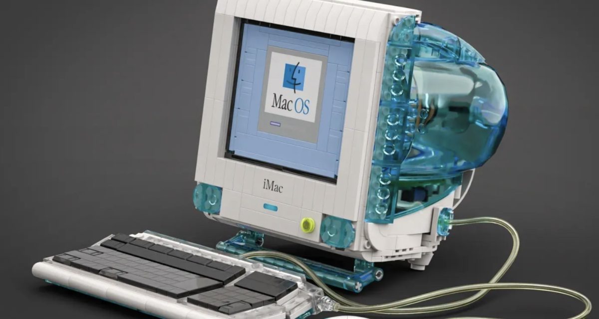 Idea proposed for a LEGO version of the iconic Bondi Blue iMac from 1983