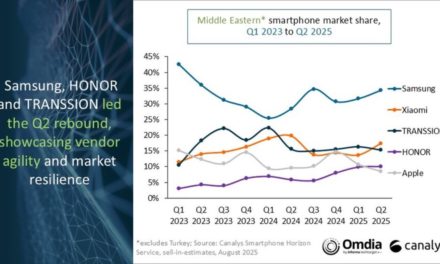iPhone sales in the Middle East (excluding Turkey) grow 1% annually