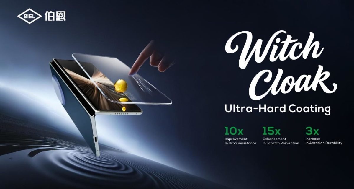 Apple supplier BIEL Crystal conjures up ‘Witch Cloak’ ultra-hard smartphone glass cover