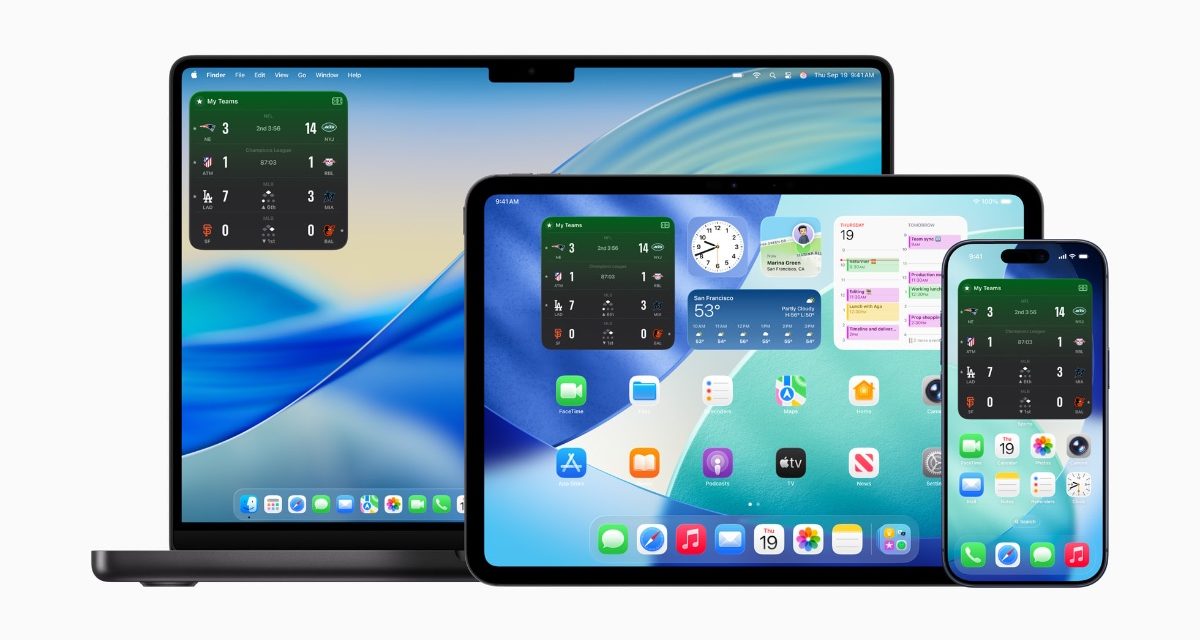 Apple Sports adds widgets and expands to eight new countries