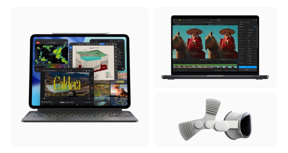 New iPad Pro, 14‑inch MacBook Pro, and Apple Vision Pro are now available