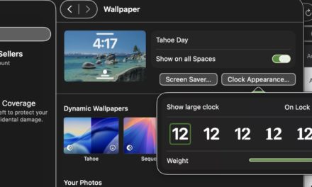 macOS Tahoe adds the ability to change your Mac’s Clock screen font
