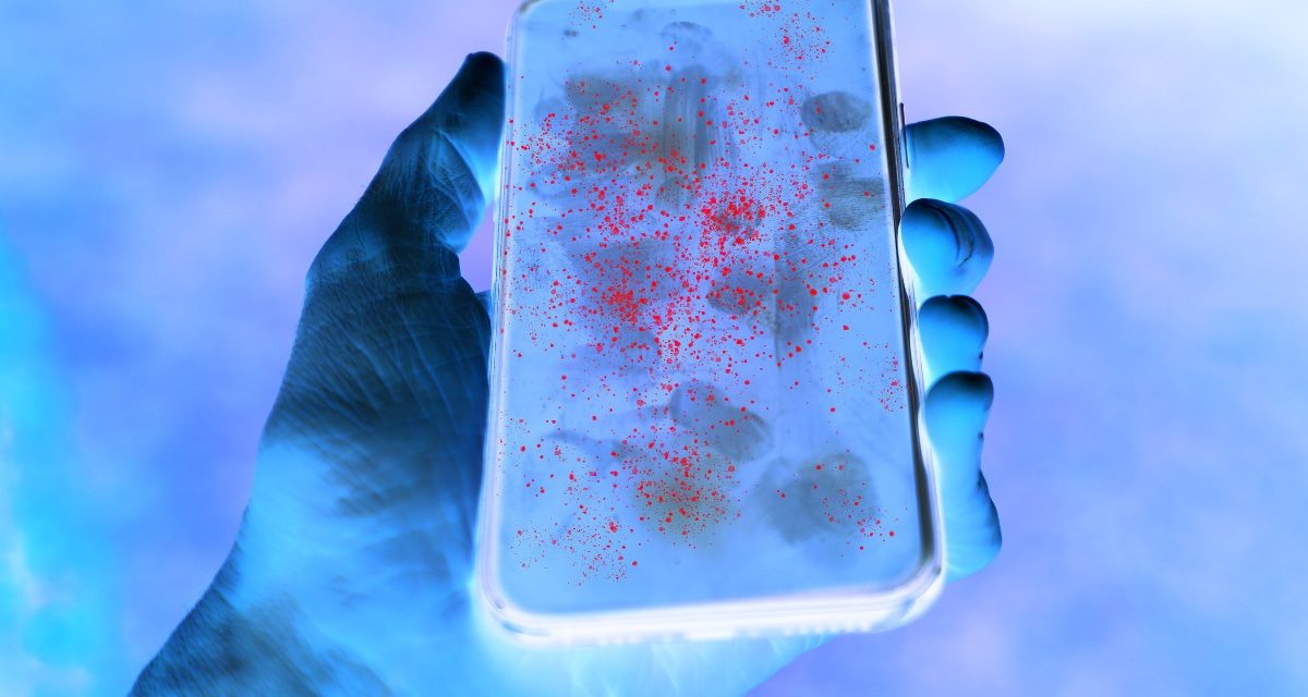 The average cell phone purportedly carries ten times more bacteria than the typical toilet seat