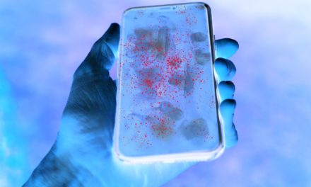 The average cell phone purportedly carries ten times more bacteria than the typical toilet seat