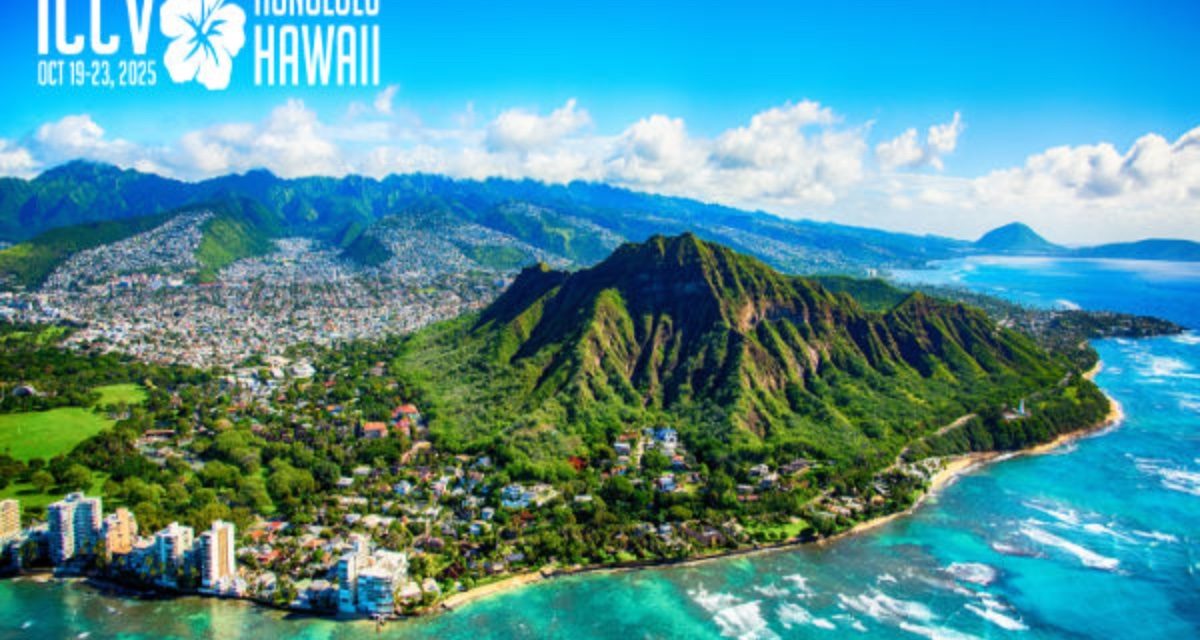 Apple to present new work at at the ICCV in Honolulu