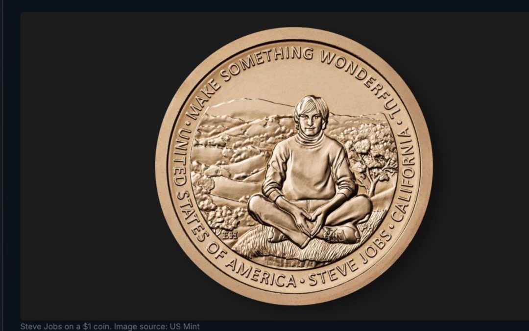 Steve Jobs will represent California in coin minted for the 2026 American Innovation collection