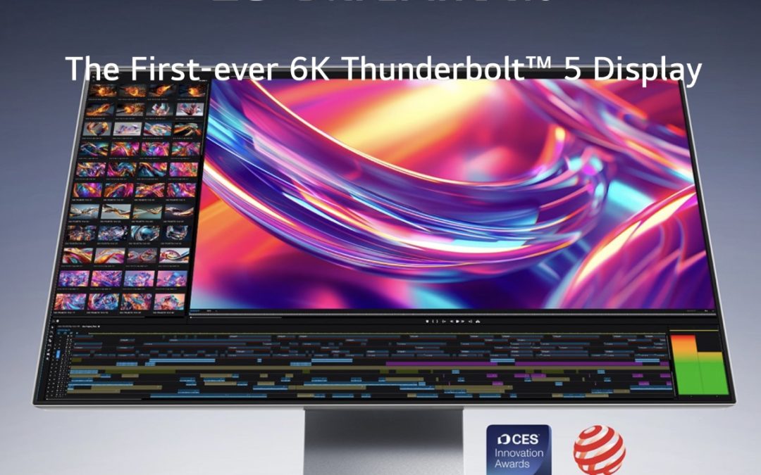 LG now shipping the world’s first 6K display with Thunderbolt 5 connectivity