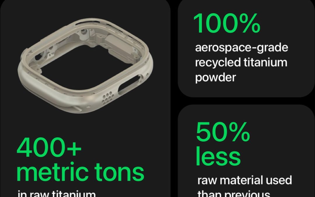 All Apple Watch Ultra 3, Apple Watch Series 11 cases are now 3D-printed with 100% recycled material