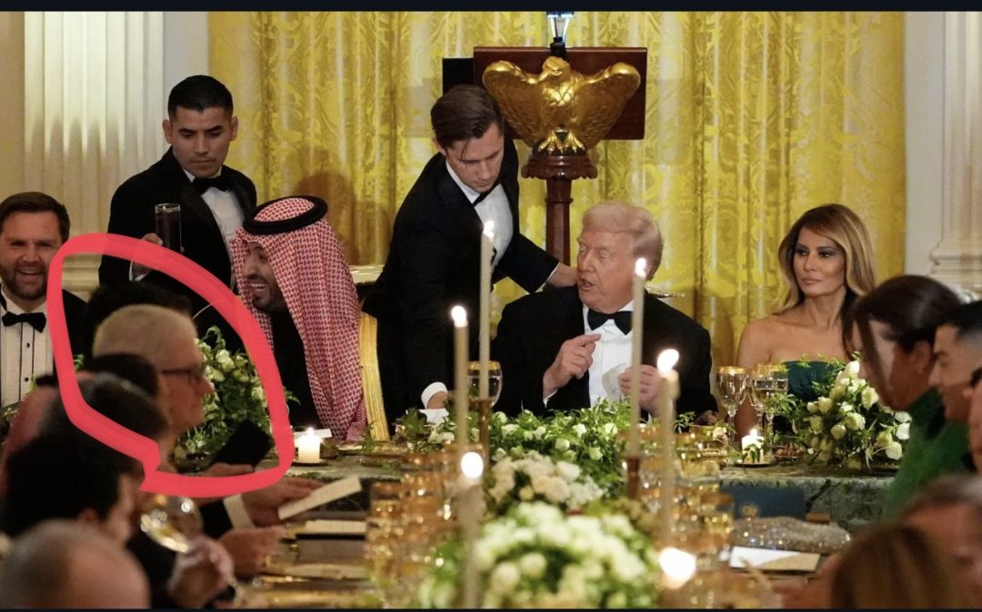 Sadly, Apple CEO attends dinner with Trump and Saudi Crown Prince
