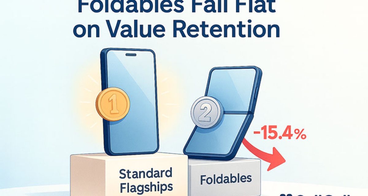 Study says foldable smartphones generally depreciate faster than standard models