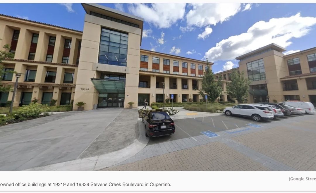 Apple pays $216 million to buy two more office buildings in Cupertino, California