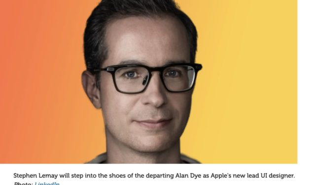 Steve Lemay’s colleagues praise him as the new head of Apple’s design team