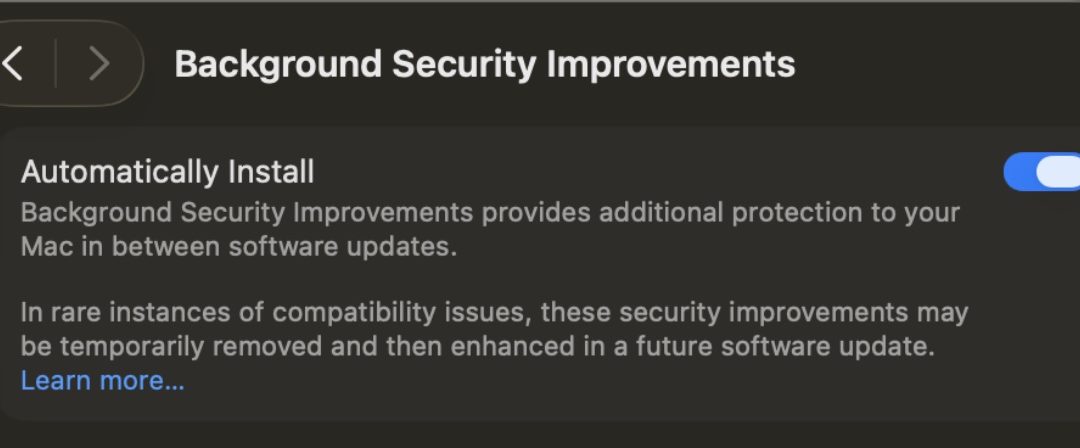 Apple testing Background Security Improvement feature on iPhones, iPads, Macs