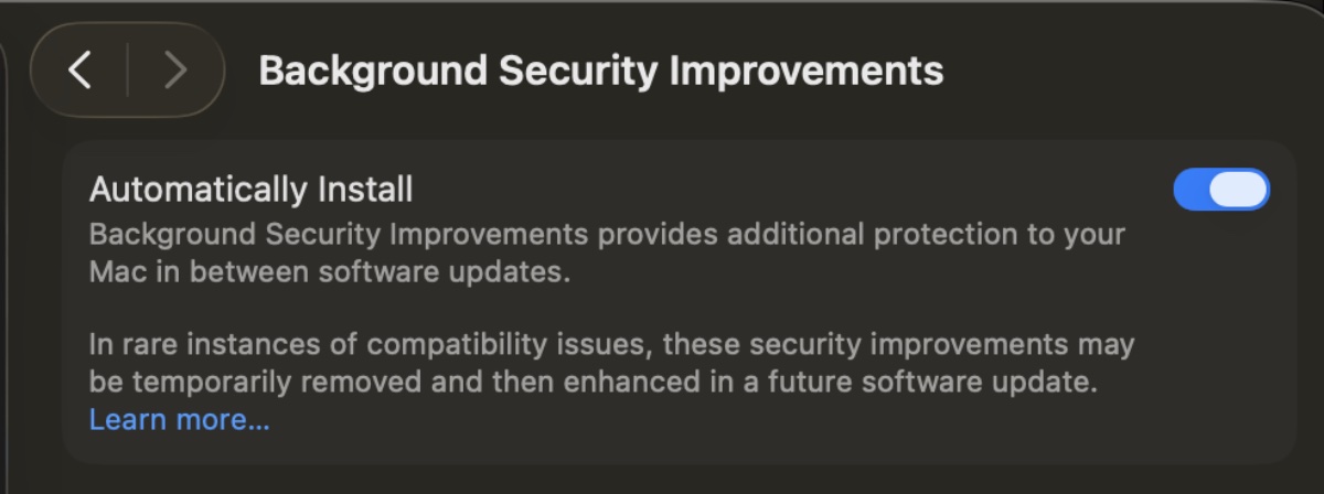 Apple testing Background Security Improvement feature on iPhones, iPads, Macs