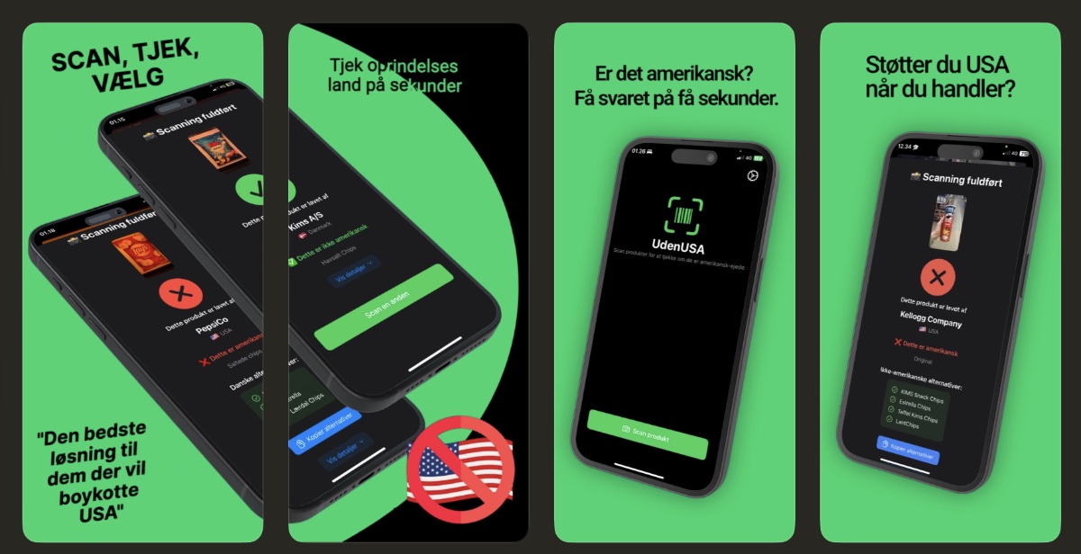 Thanks for nothing, President Trump: apps for boycotting American products sit atop the Danish App Store