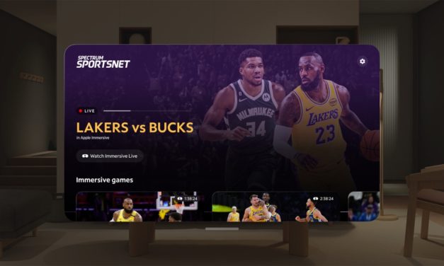 Los Angeles Lakers games on Spectrum Front Row in Apple Immersive tip off January 9