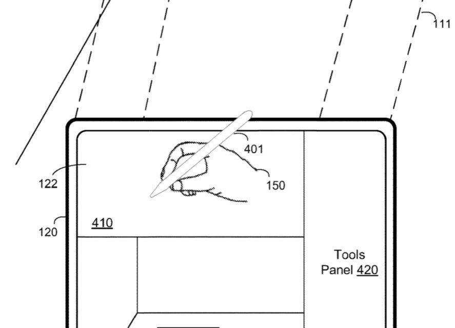 The Apple Pencil may one day be used to sketch virtual objects